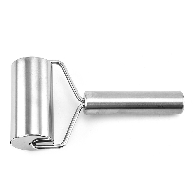 Mattarello in acciaio inox per pasticceria, pizza, fondente, rullo per fornai, utensile da cucina in metallo per cuocere l'impasto, pizza, biscotti, utensile da cucina_voghion.com