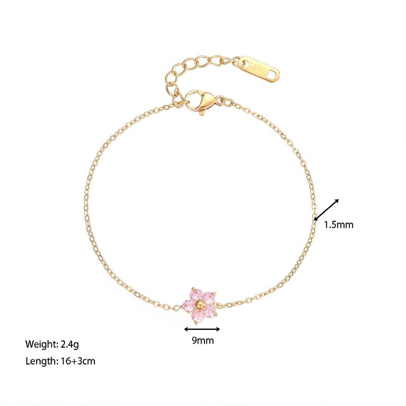 Sweet Wer Titanium Steel Plating Rhies Bracelets_voghion.com