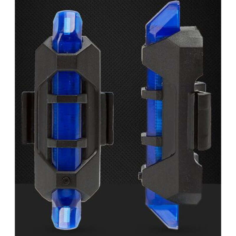 Velosipēda USB uzlādes elektriskais nakts kalnu velosipēds, āra riteņbraukšanas aprīkojums, aizmugurējie aizmugurējie lukturi, brīdinājuma gaismas_voghion.com