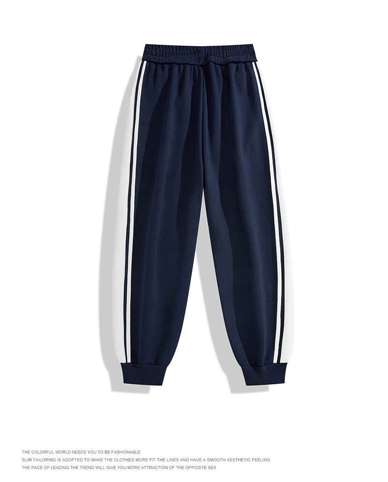 Roupas masculinas Terno casual solto moda esportiva masculina nova primavera e outono conjunto com moletom e calça de moletom conjunto de duas peças_voghion.com