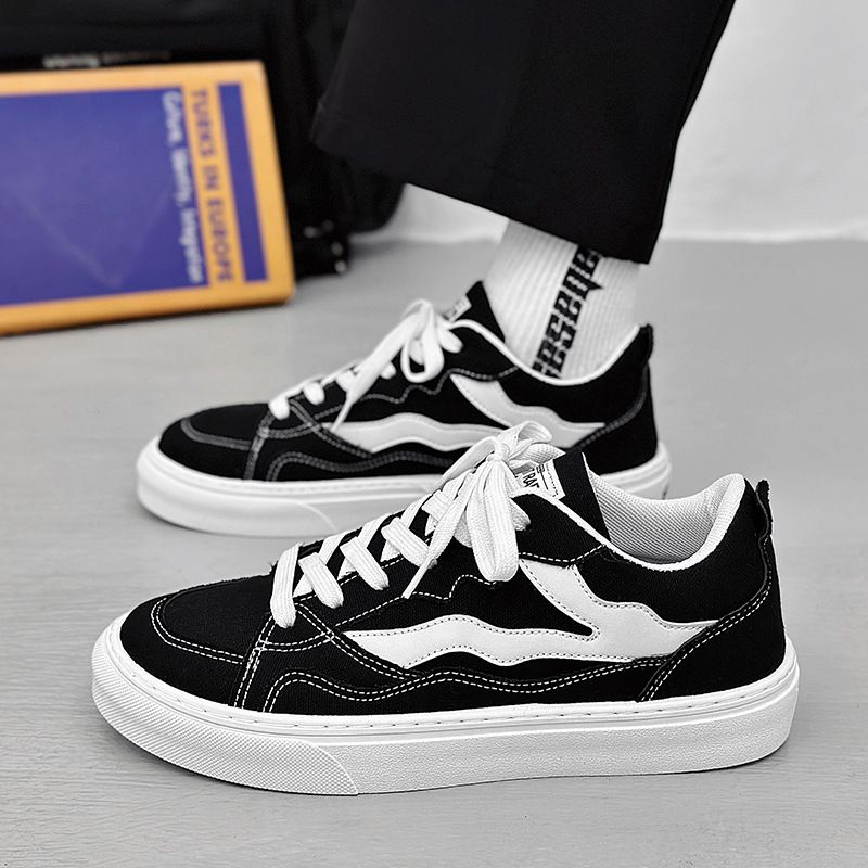 Neue Student Casual Canvas Herrenmode Board Schuhe_voghion.com