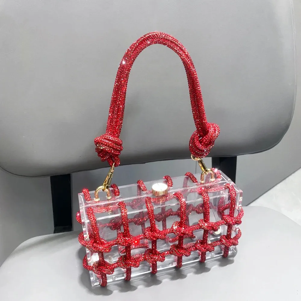 Strass-Abendtaschen aus Silberkristall, handgefertigt für Damen, Geldbörsen und Handtaschen, Designer-Banketttasche_voghion.com