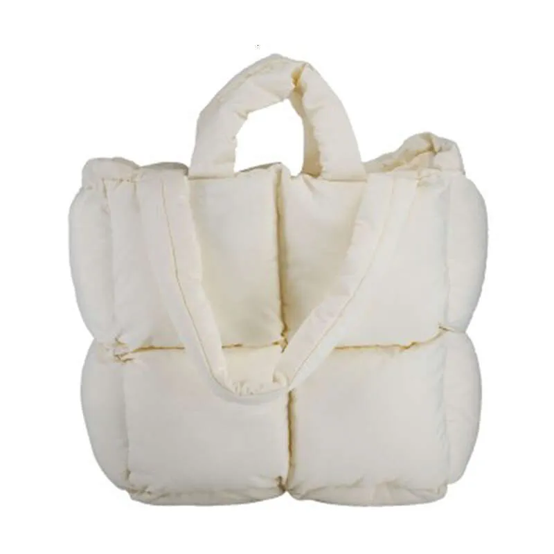 Tote Grousskapazitéit Designer Handtasche Fir Fraen Daunentasch Séiss Minimalistesch Quadrat Puff Ënneraarm Schëller Gratis Versand_voghion.com