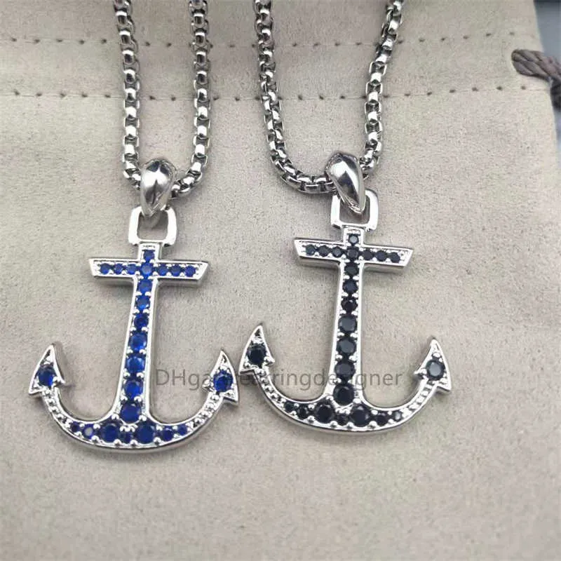 Collana con ciondolo, gioielli di design per donne, amuleto, ancora, gioielli raffinati senza pietre, buona qualità, non si perde._voghion.com