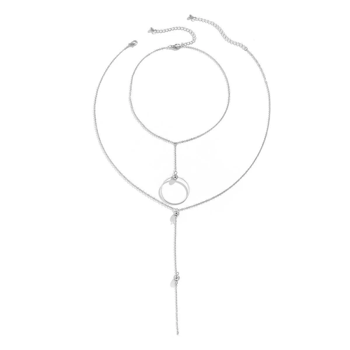 Collane Vintage Boho Oro Colore Multistrato Choker Collana Pendente Piuma per Donne Gotico Retro Encanto Collo_voghion.com