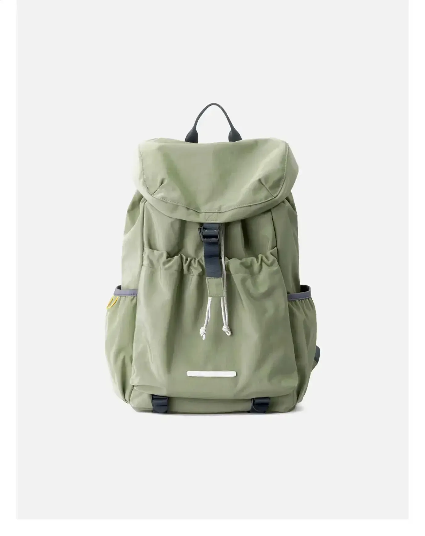 Causal Flap Drawstring Korean Unisex Nylon Fashion Outdoor Sport Travel Backpacks for Teens School Men Backpack 240822_voghion.com