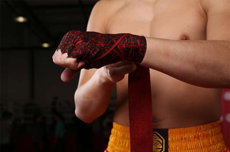 Augstas elastības vilnas materiāls! 3 metru un 5 metru boksa saites, pilnībā saderīgas ar cīņas, fitnesa, Muay Thai un Sanda sporta veidiem._voghion.com