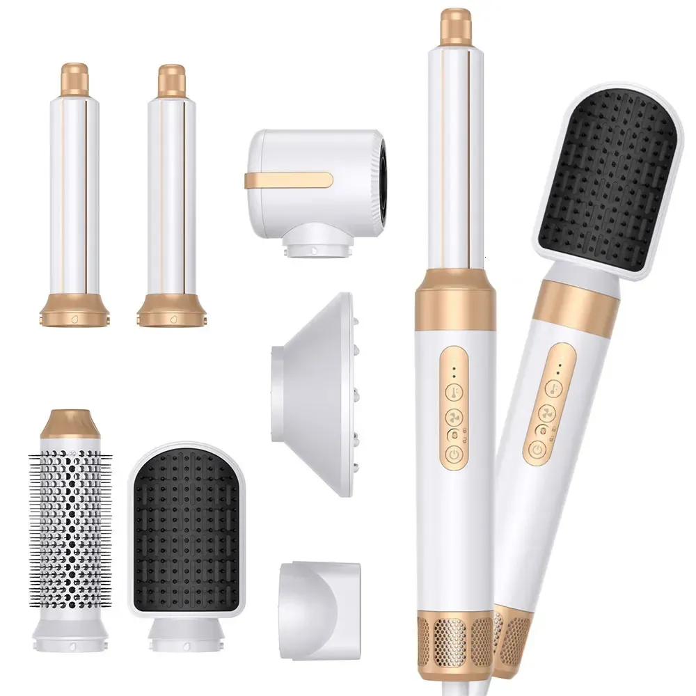 3-in-1 Ionic Dryer Brush - 110k RPM Auto Curling Hair Styler_voghion.com