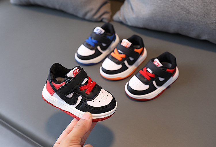 XUANMU Children's Sports Shoes Boys And Girls Casual Board Shoes Comfortable Low-top Breathable Soft Sole Style Versatile Z0155_voghion.com
