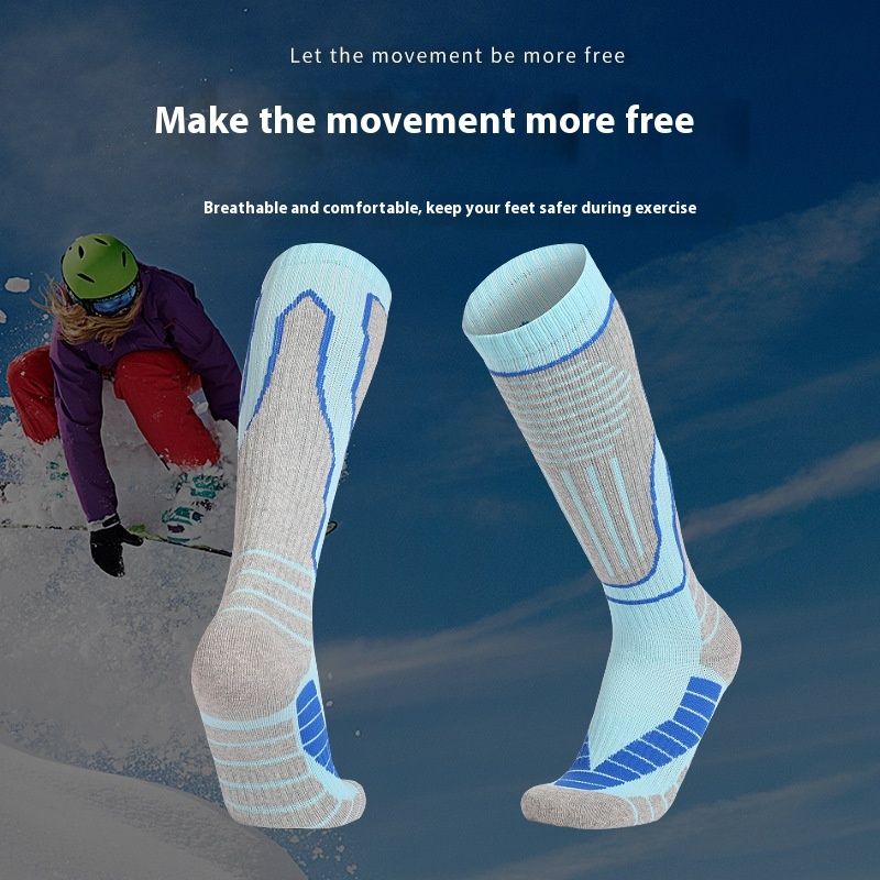 Nouveau Chaud et anti-dérapant professionnel femmes ski extérieur serviette fond épaissi haut baril Sport alpinisme_voghion.com