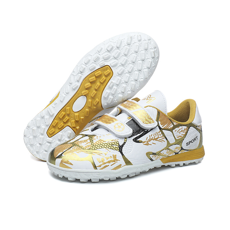Kinder Fußball TF Stollen Kunstrasen FG Nieten Leder Jugend Student Klett Training Schuhe_voghion.com