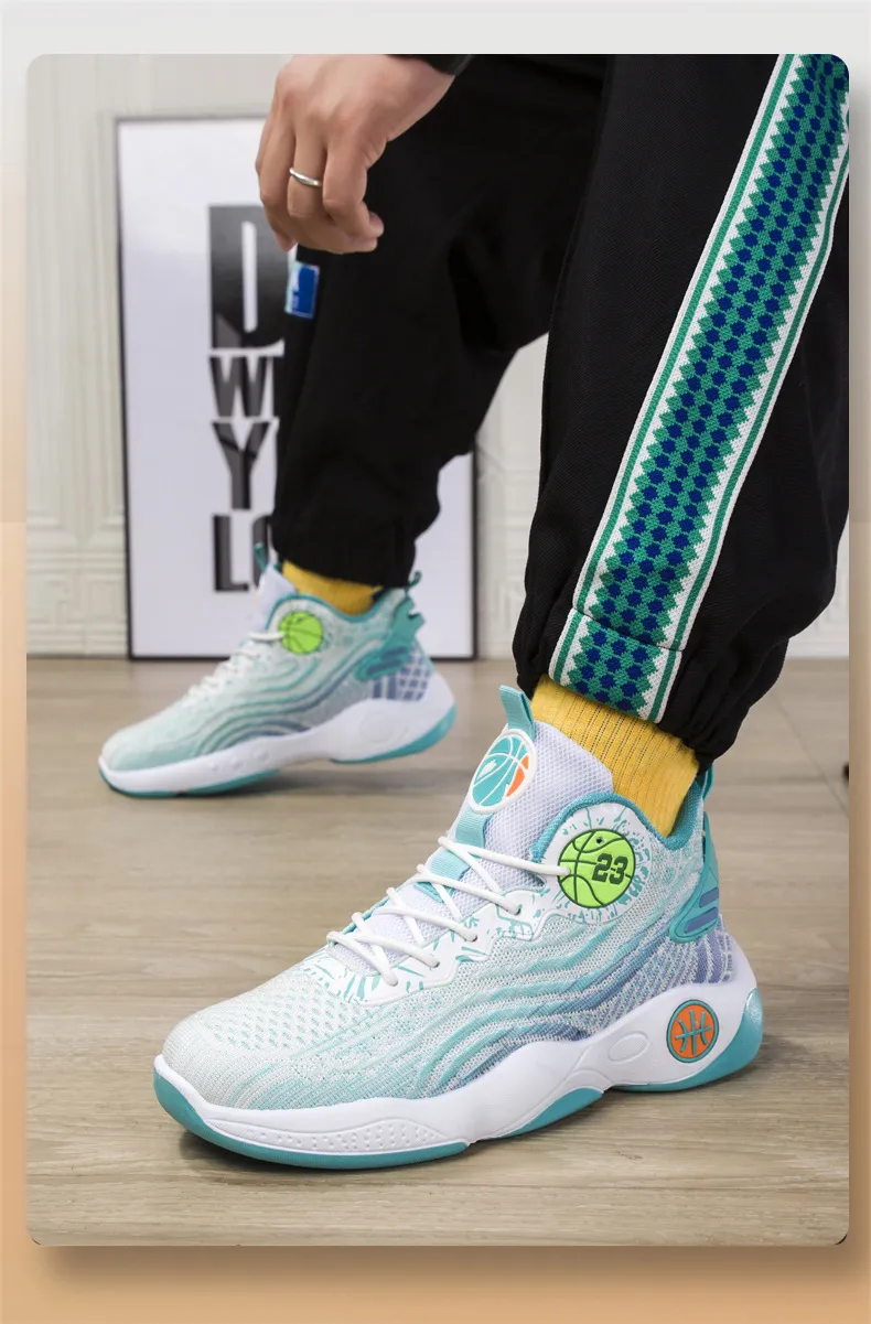 Men Sports Fashion Basketball Summer Anti Slip New Breathable And Durable Versatile Running Shoes Free Shipping Lhshoe_voghion.com