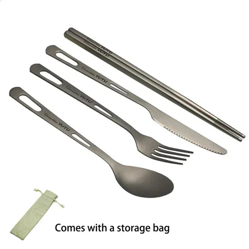 Camping Cutlery Set - Frosted｜Spoon/Chopsticks｜240910_voghion.com