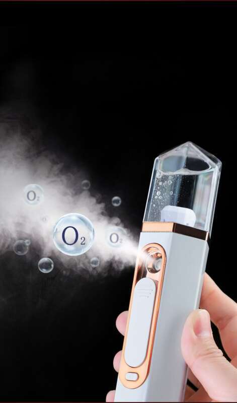 Vesi Nano Spray Beauty Kotitalouksien pieni käsikostutin kasvoille Kylmän suihkutuksen veden täyttömittari_voghion.com