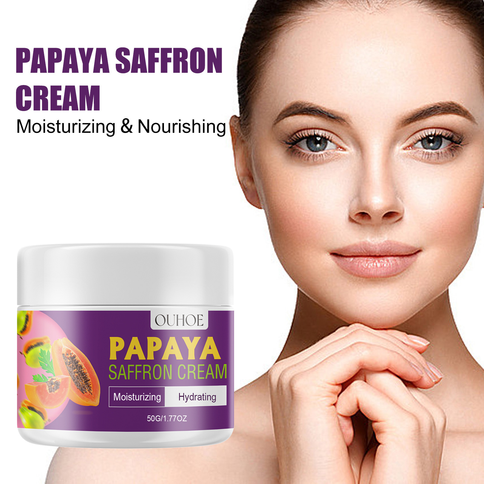 OUHOE Facial Moisturizing Firms Moisturizes the Skin, Resists Wrinkles, Aging, and Fades Red Skin Care Cream