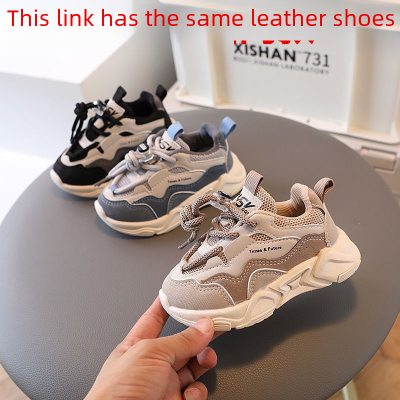 2023 Printemps et Automne Nouvelles Chaussures Pour Enfants 1-6 Ans 3 Chaussures De Sport Pour Garçons Chaussures En Filet Respirantes Pour Femmes Chaussures Pour Tout-petits À La Mode