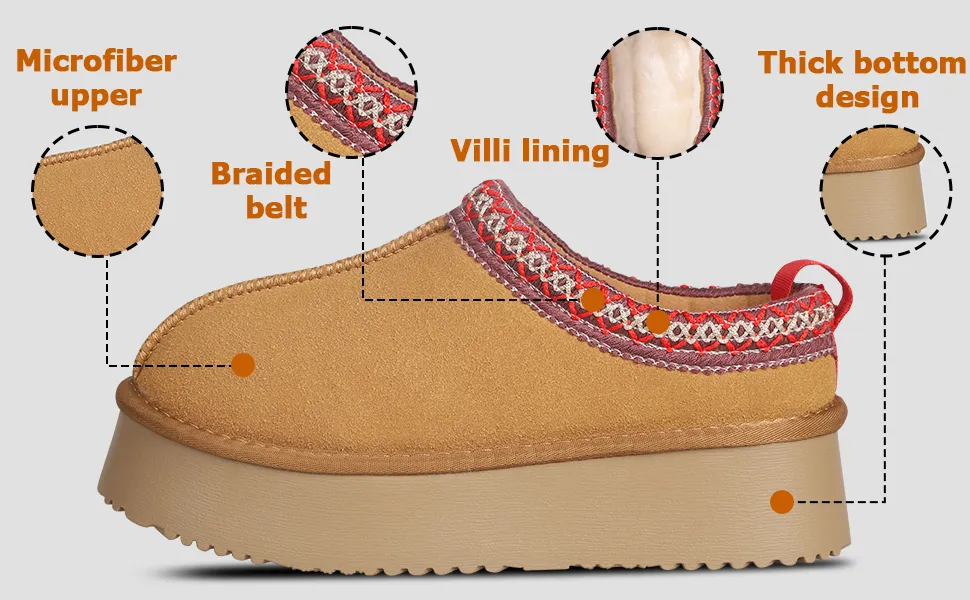 Damestøvler Australien Classic Tasman Slipper ultra mini platform snestøvle dame vinter varme uldsko udendørs_voghion.com