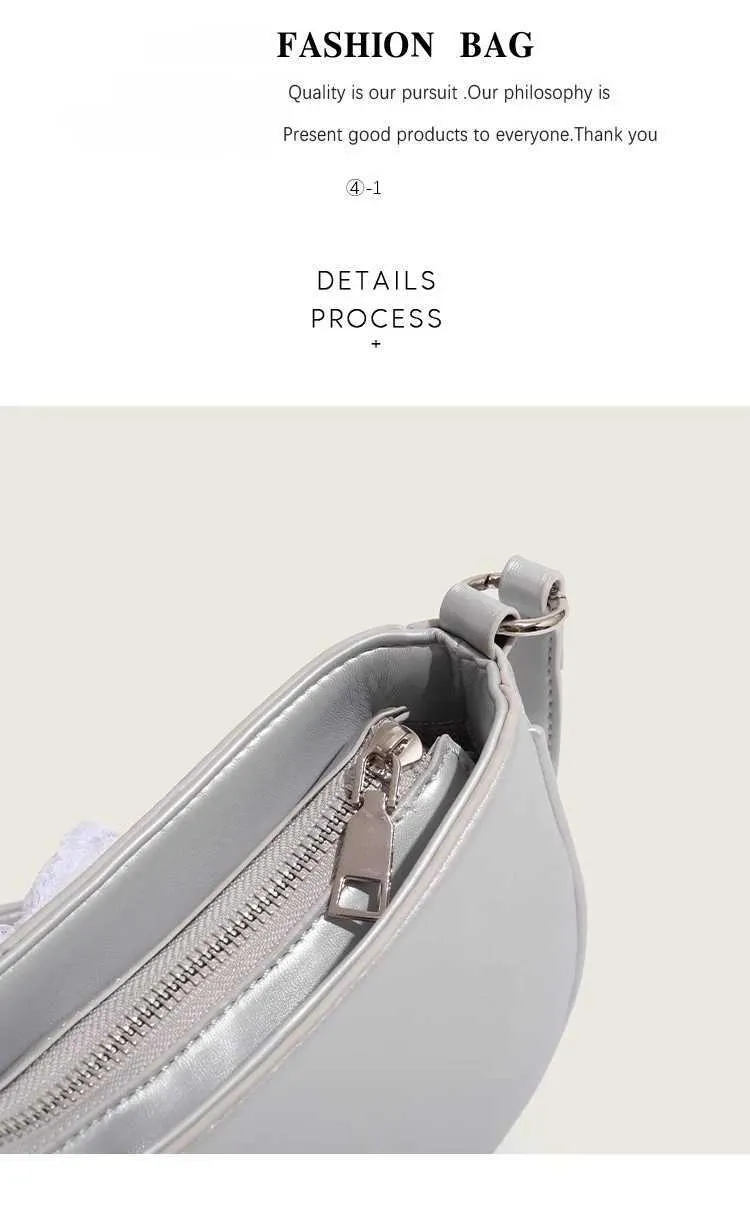 Dolce fondo con cinturino in pizzo e fiocco per donna, tendenza, monospalla, borsa a tracolla versatile e comunicativa_voghion.com