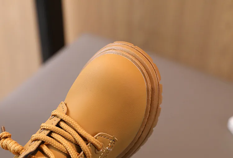 Toddler Kids Autumn Winter New Child Shoes Littlesprouts Girls Baby Brown Boys Casual Soft Soled Short Boots Sizes 21 -_voghion.com