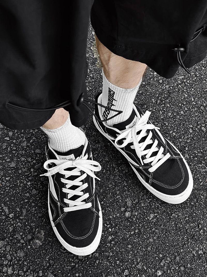 Neue Student Casual Canvas Herrenmode Board Schuhe_voghion.com