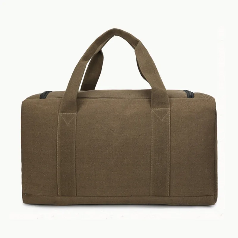 Unisex Vintage Canvas Travel Large Capacity Duffel Hand Lage Gym Pack Multifunction Sac De Voyage Weekend Bag_voghion.com