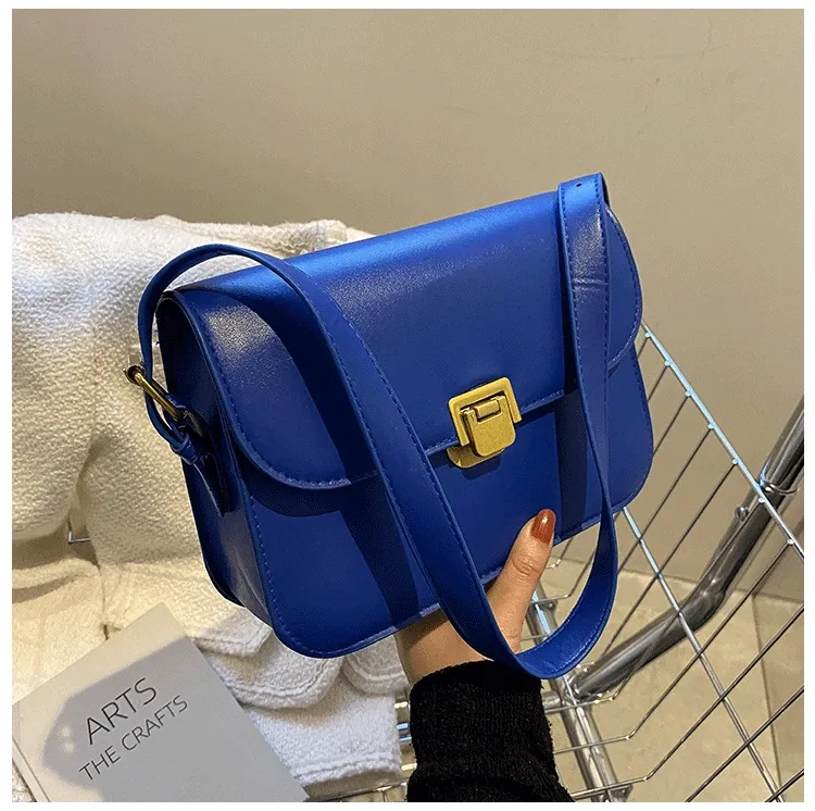 Designer Shoulder Bags Womens 2024 Messenger Bag in Preppy Style - High-Quality Vintage Envelope Briefcase Handbag_voghion.com