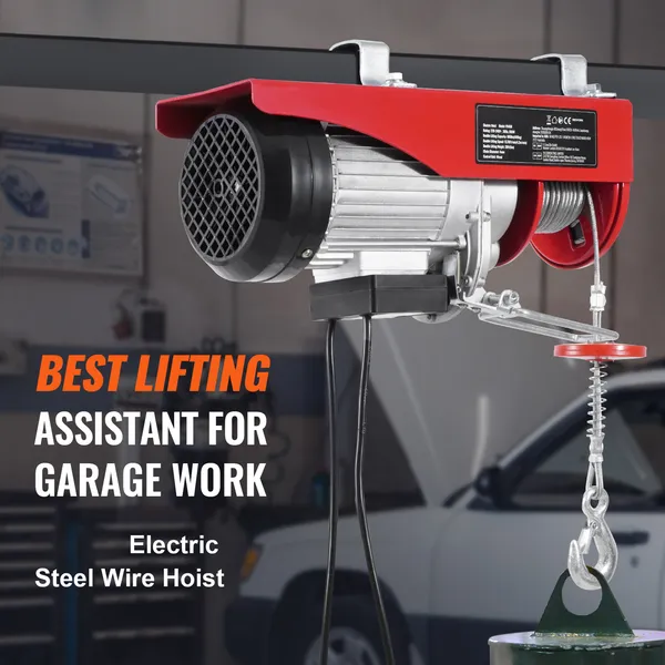 Electric Hoist With Remote Control And Emergency Stop System_voghion.com