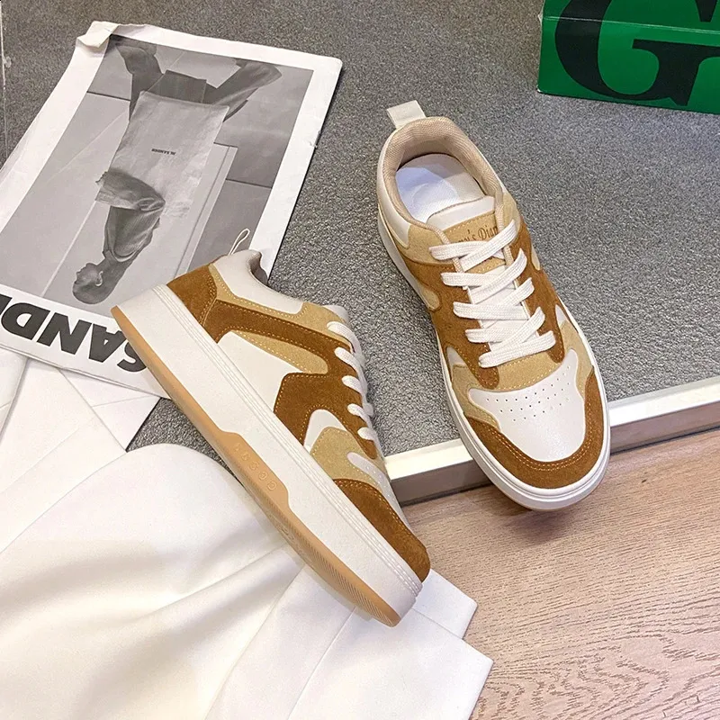 Lapos futócipő platform cipők nyári tavaszi hétköznapi bőr női sportcipő vastag fekete 240809_voghion.com