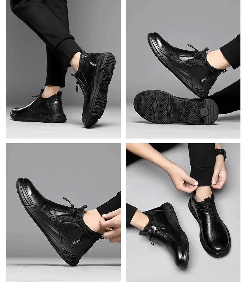Safety Shoes For Men Steel Toe Cap Puncture Proof Work Boots_voghion.com