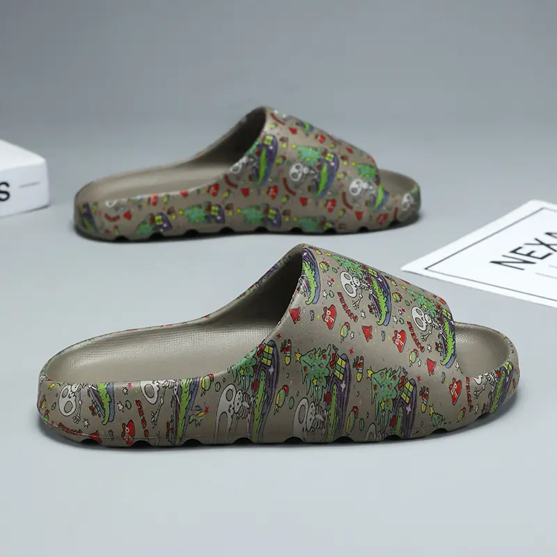 Chaussons homme mode personnalisés pour la plage et la maison_voghion.com