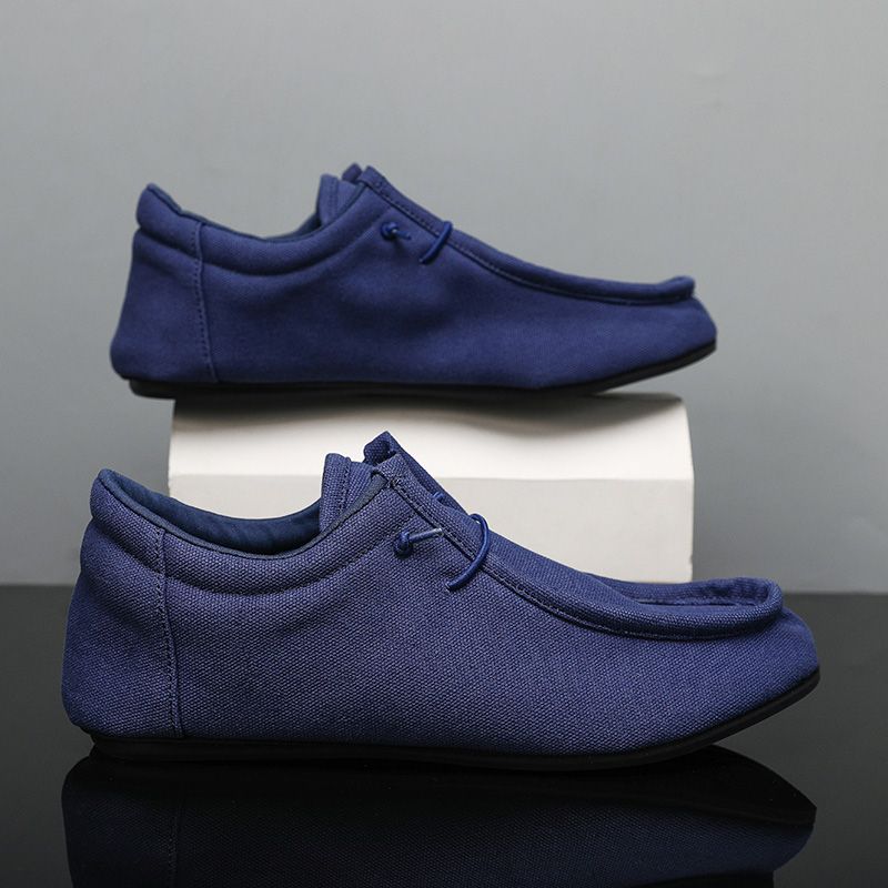 MAEDEF Man's Sneakers Canvas Flats Male Summer Casual for Men High Quality Loafers 2024 Walking Driving Mens Shoes_voghion.com