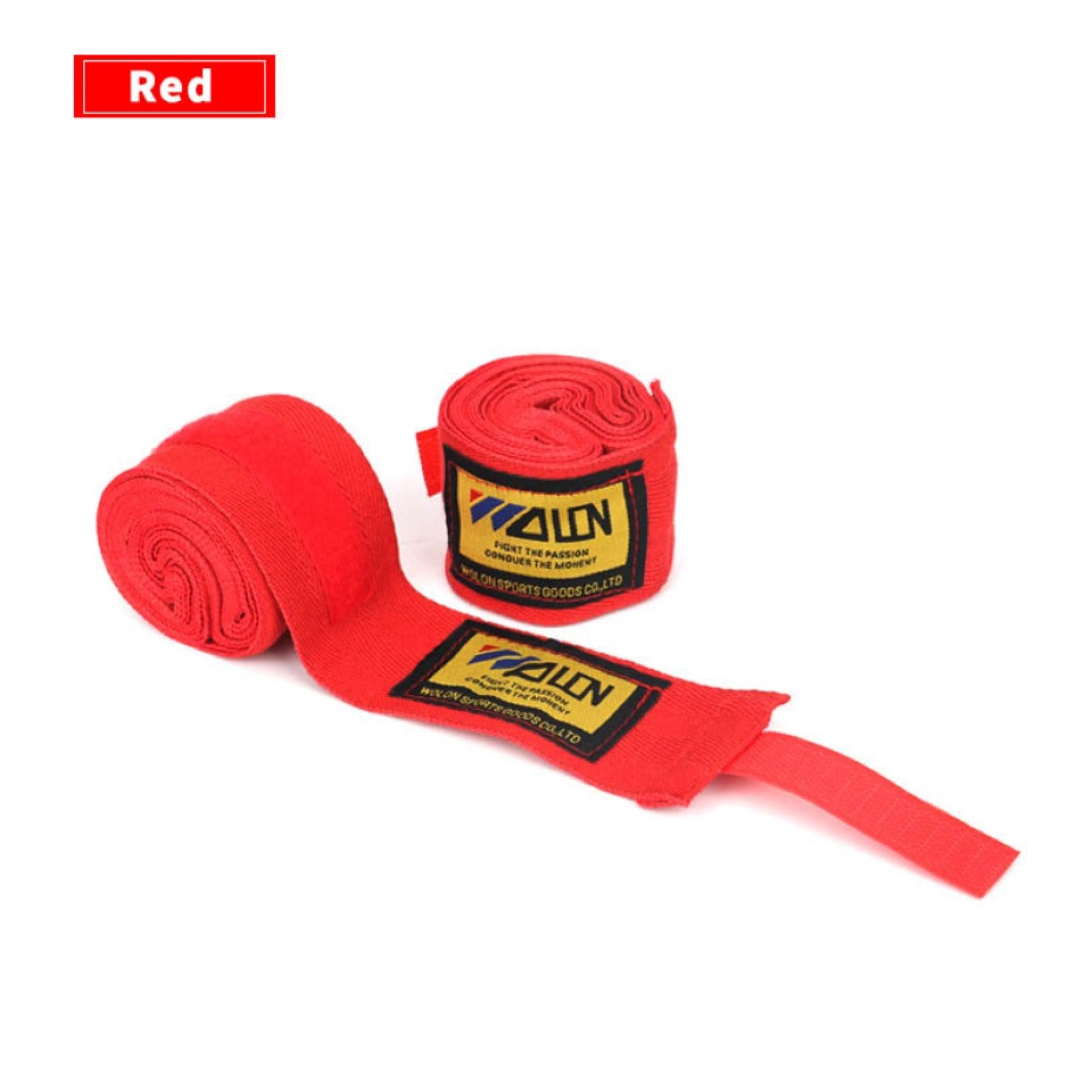 1 paio 5M/3M 100% cotone Bo Strap Bendaggio Velcro Guanti per le mani Bende Sanda Muay Thai MMA Taekwondo_voghion.com