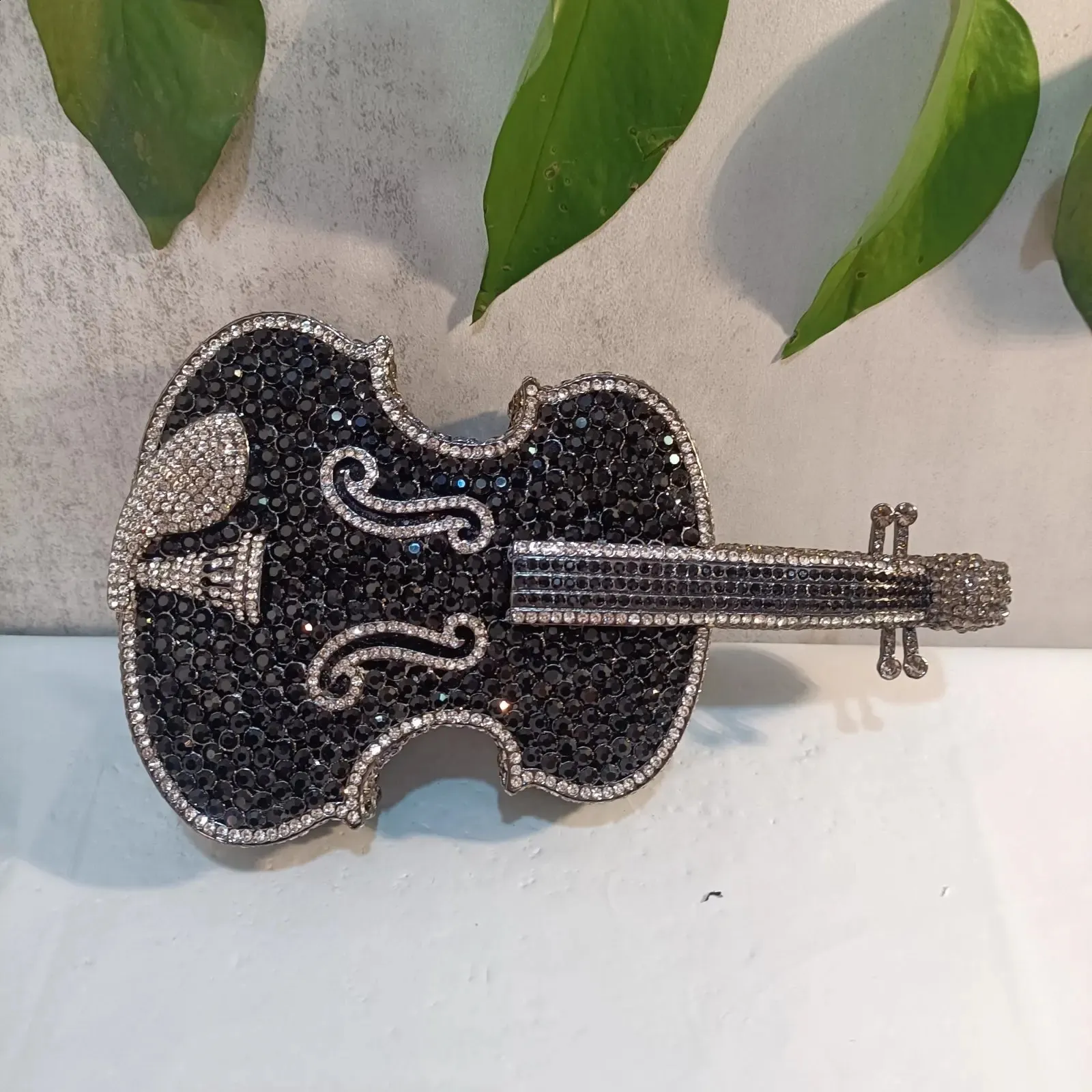 Colore Cristallo Donne Pochette Pietre Borse da Sera Borsetta Festa di Nozze Borsa Metallo Minaudiere Dia Borsa a Mano Borse Nere 240726_voghion.com