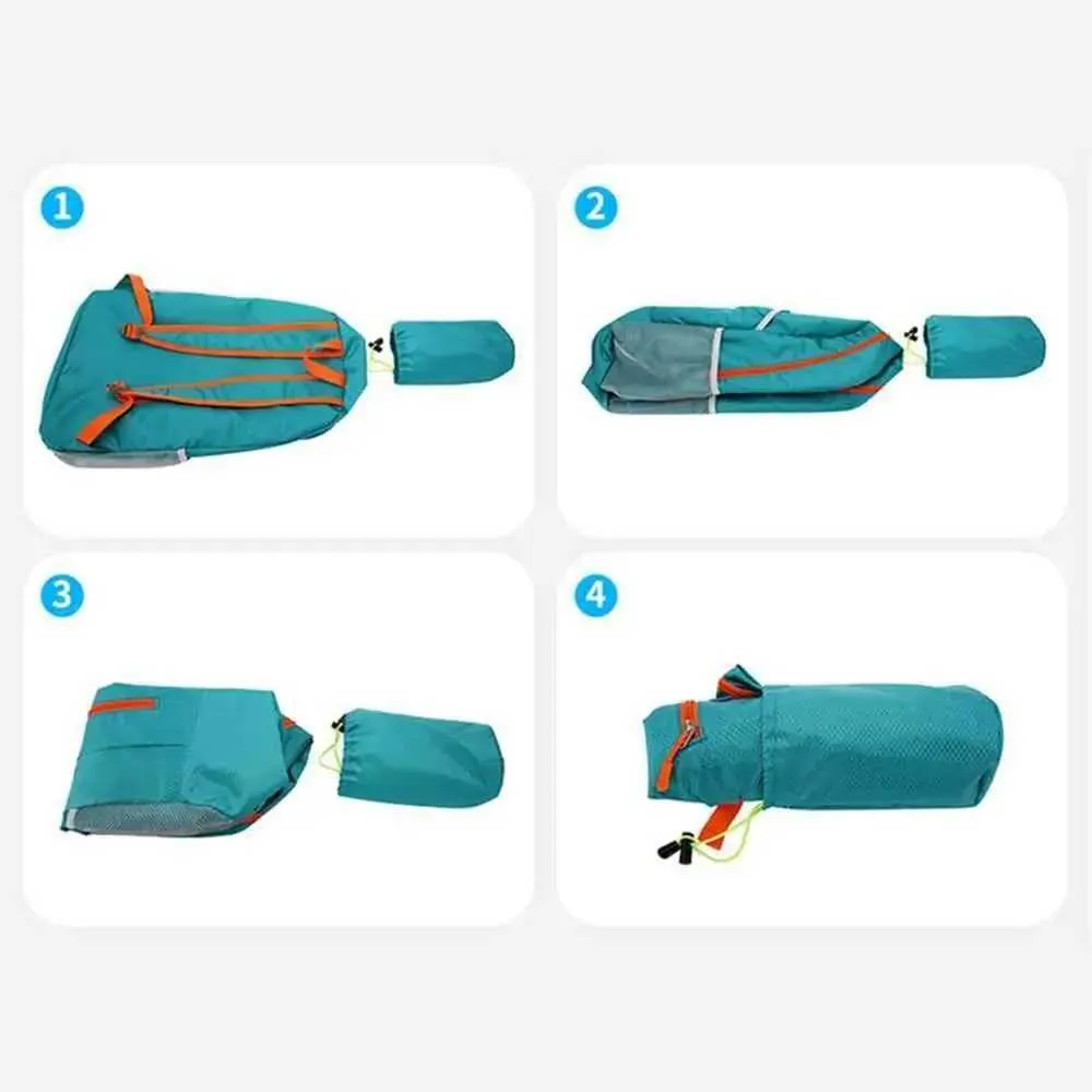 Sac à dos de sport d'extérieur imperméable à l'eau, sac d'alpinisme Oxford de grande capacité, sac de voyage léger et pliable à la mode_voghion.com