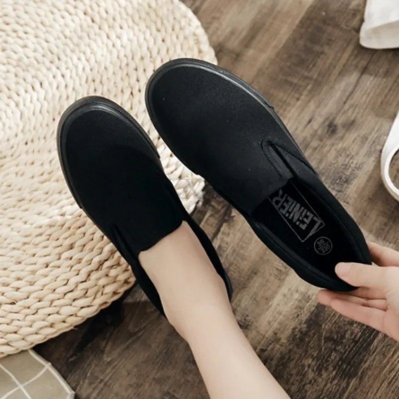 Minimalistische Canvas Board Schuhe Für Damen Und Herren Flach_voghion.com
