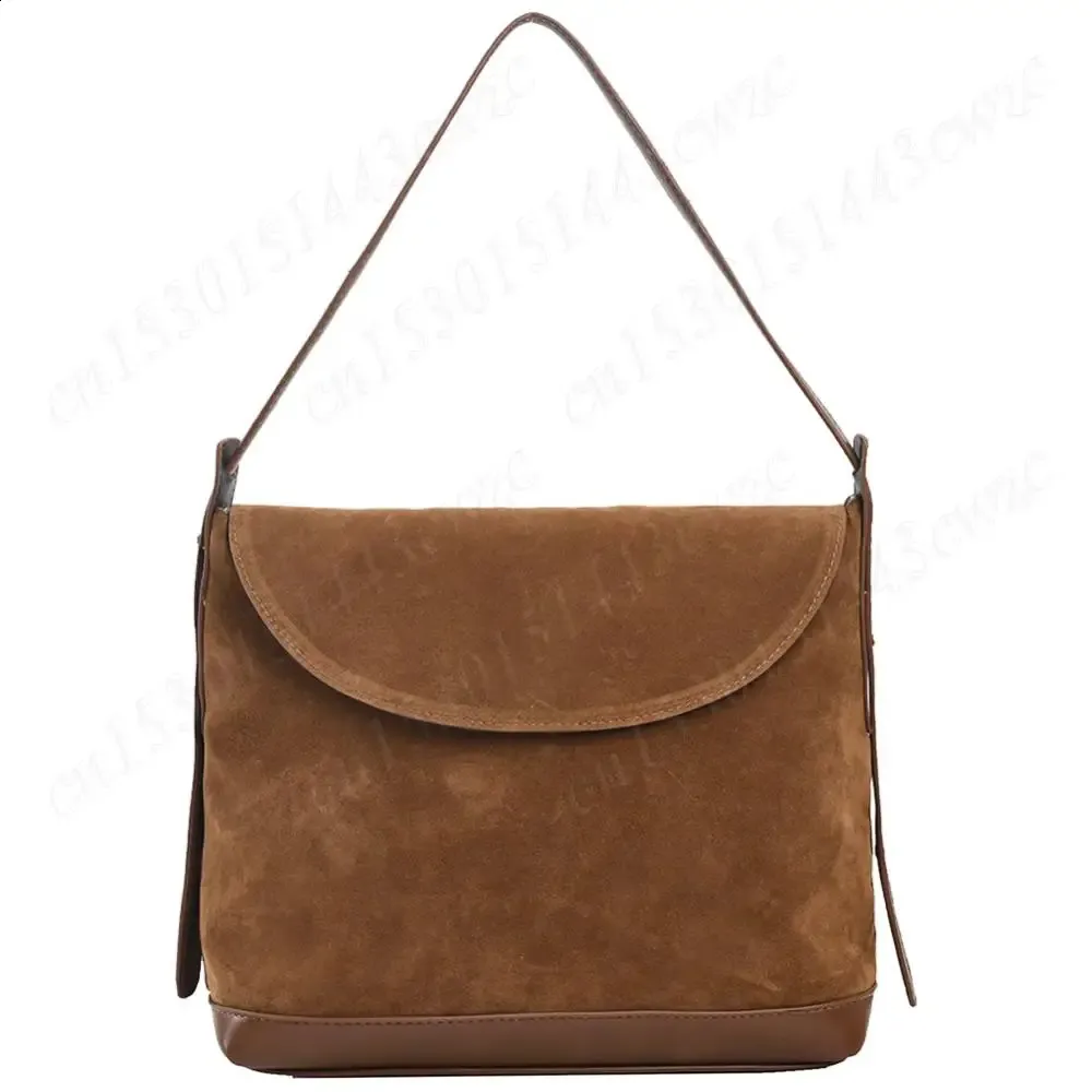 Borsa a tracolla in pelle scamosciata per donna, chiusura magnetica, tracolla regolabile, borsa a tracolla multitasche, borsa hobo per lavoro e viaggio_voghion.com