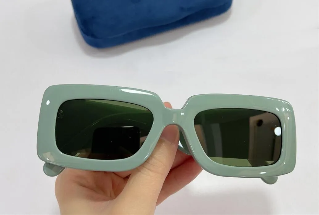 Zomer vierkant Rechthoek Man Vrouw Unisex Mode Glas Retro Klein Frame Dign UV400 6 Kleur Optioneel Dames_voghion.com