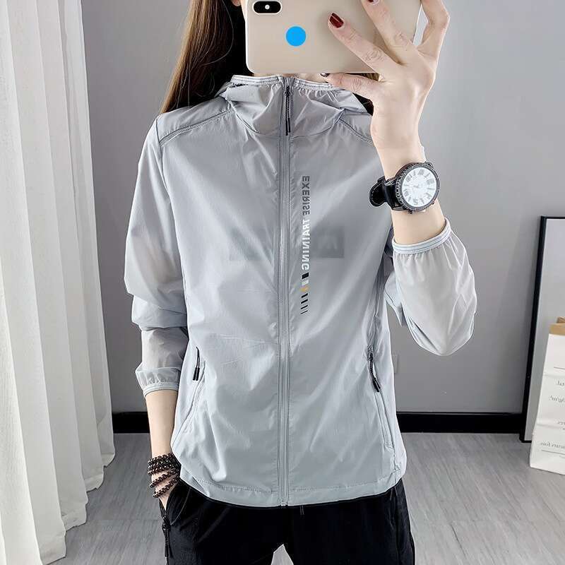 Breathable And Splash Proof Sun Protection Clothing Women, Sweat Wicking Windbreaker For Men, Summer Lightweight Long_voghion.com