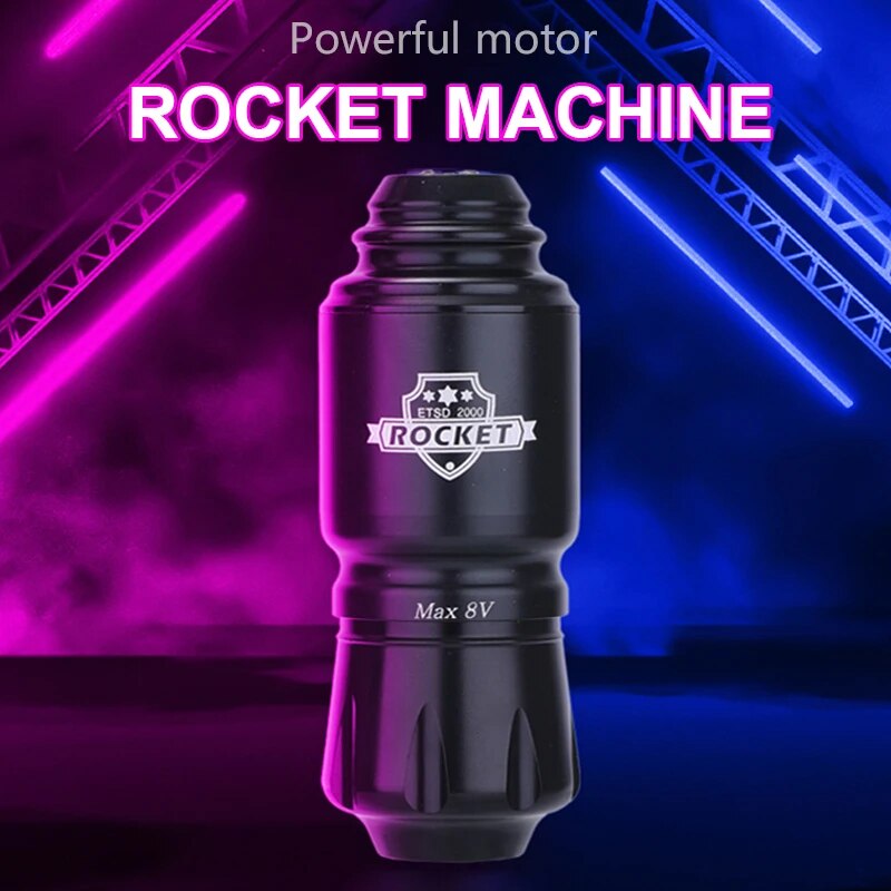 Profesjonell 30 % rabatt Roterende hine Kort Mini Motor RCA Høykvalitets Stroke 3,6 mm Rocket Tattoo Pen Gun Aluminium_voghion.com