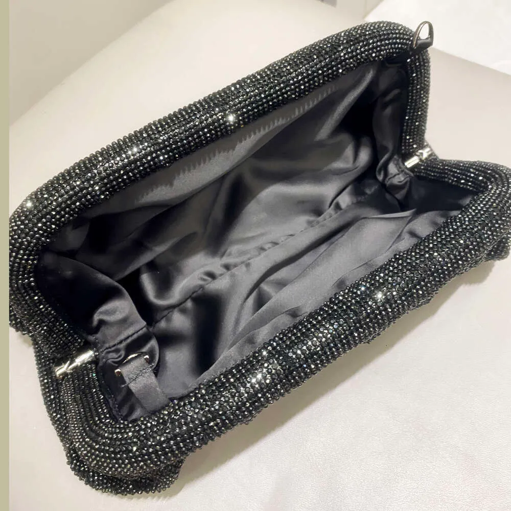 Robe de soirée Rhies à poignée brillante, nouveau portefeuille pliable et sac à main de créateur pour fête de mariage de haute qualité_voghion.com