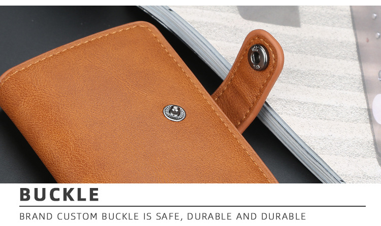 Kartenhalter für Herren mit Schnalle, RFID-Automatikkartenhalter, Bankkartenhalter, Kartenhalter aus Metall und Aluminium_voghion.com