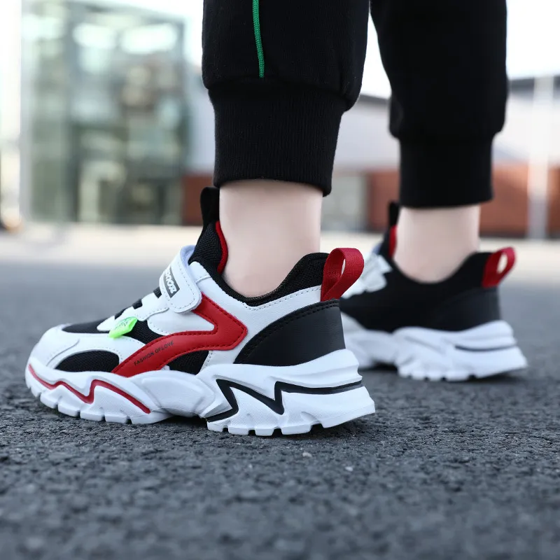 New Boy Tenis Sneakers Kids Sport Running Casual Girls Walking Kidsnest Leather Soft Soled Children Small White Shoes_voghion.com