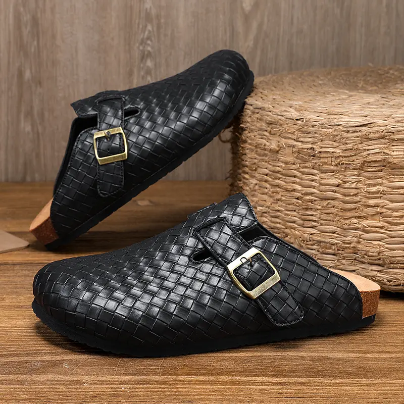 Men's Muller Slippers Versatile Four Seasons Casual Shoes_voghion.com