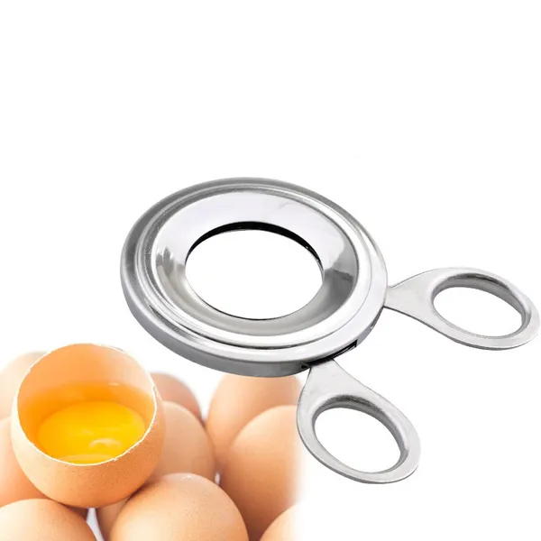 Coupe-œufs durs en acier inoxydable, ciseaux à coquilles d'œufs, pince à œufs, outil de cuisine innovant et performant_voghion.com