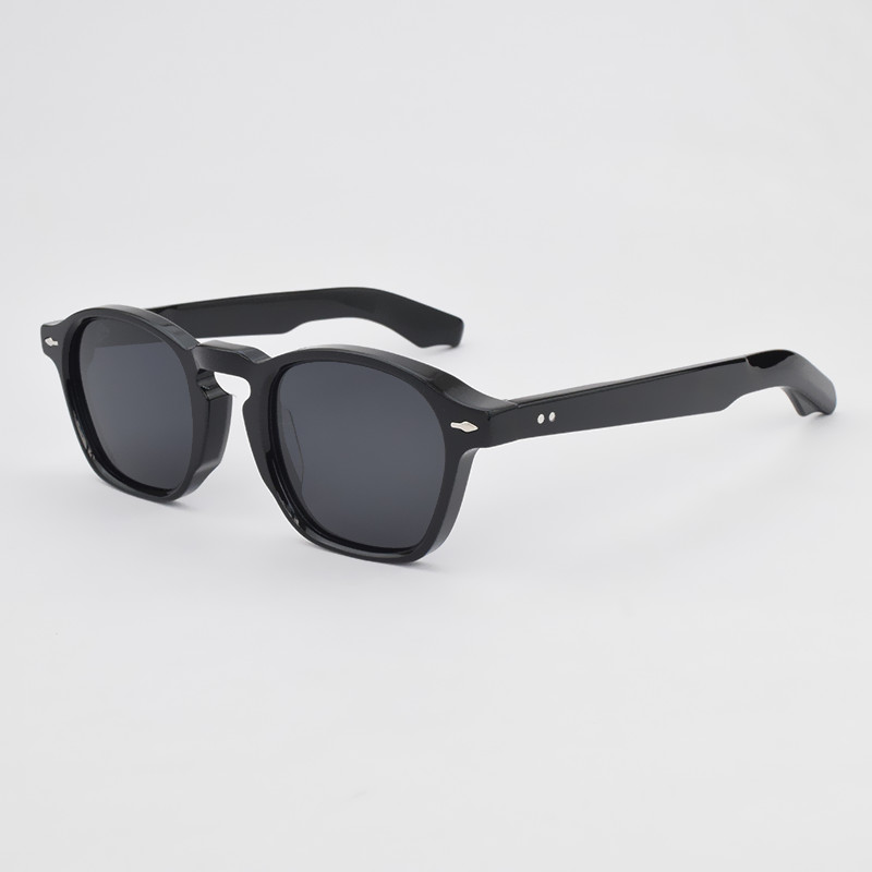 NN-034 vintage Polarized Sunglasses Men Women round Retro Brand Sunglass UV400 Fashion Male Acetate Designer Sun glasses_voghion.com