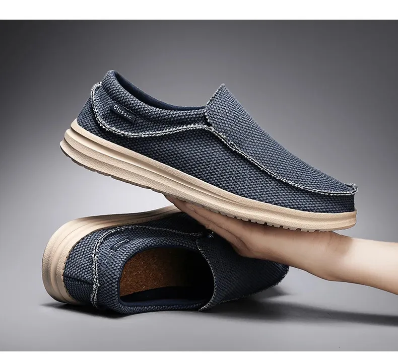 Chaussures décontractées pour homme, printemps-été, en toile respirante et confortable, semelle souple vulcanisée, idéales pour la marche, la conduite et les activités de plein air (réf. 241205)._voghion.com