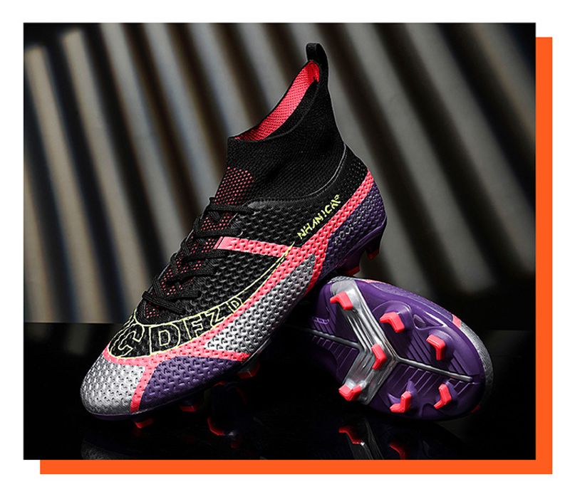 Scarpe da calcio da allenamento in erba con punte corte alte e traspiranti da uomo FGTF di grandi dimensioni 2022 transfrontaliere 45_voghion.com