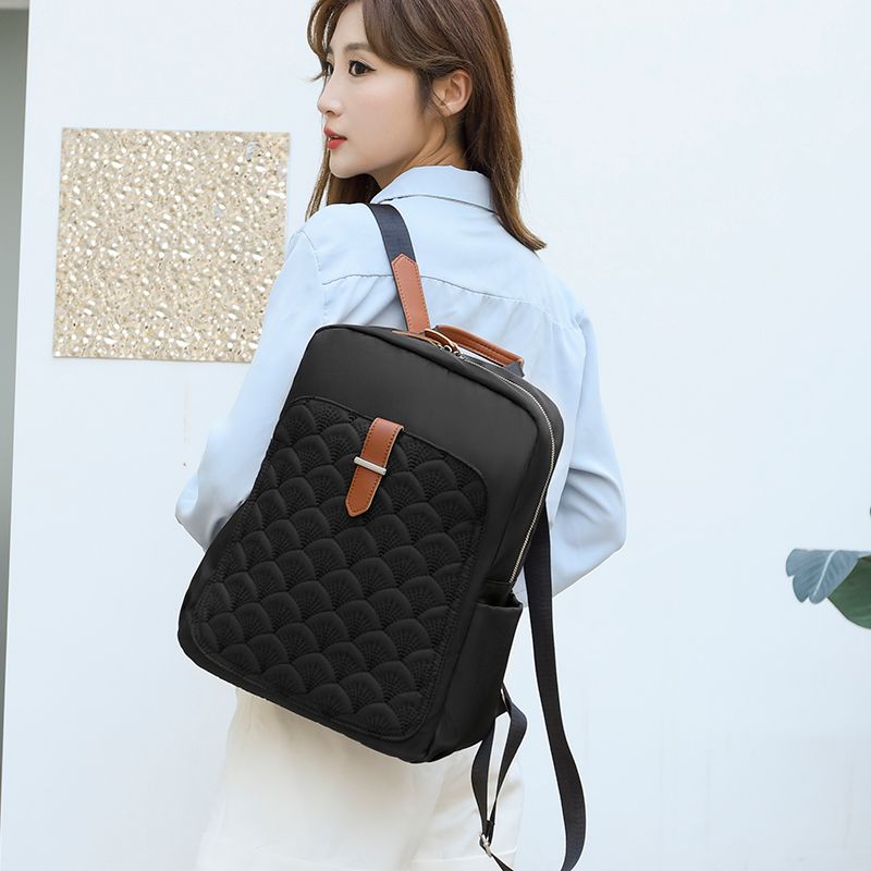 Nuovo zaino da college alla moda femminile, ad alta capacità, semplice, alla moda, per computer portatile, per ragazze carine, libro da viaggio_voghion.com