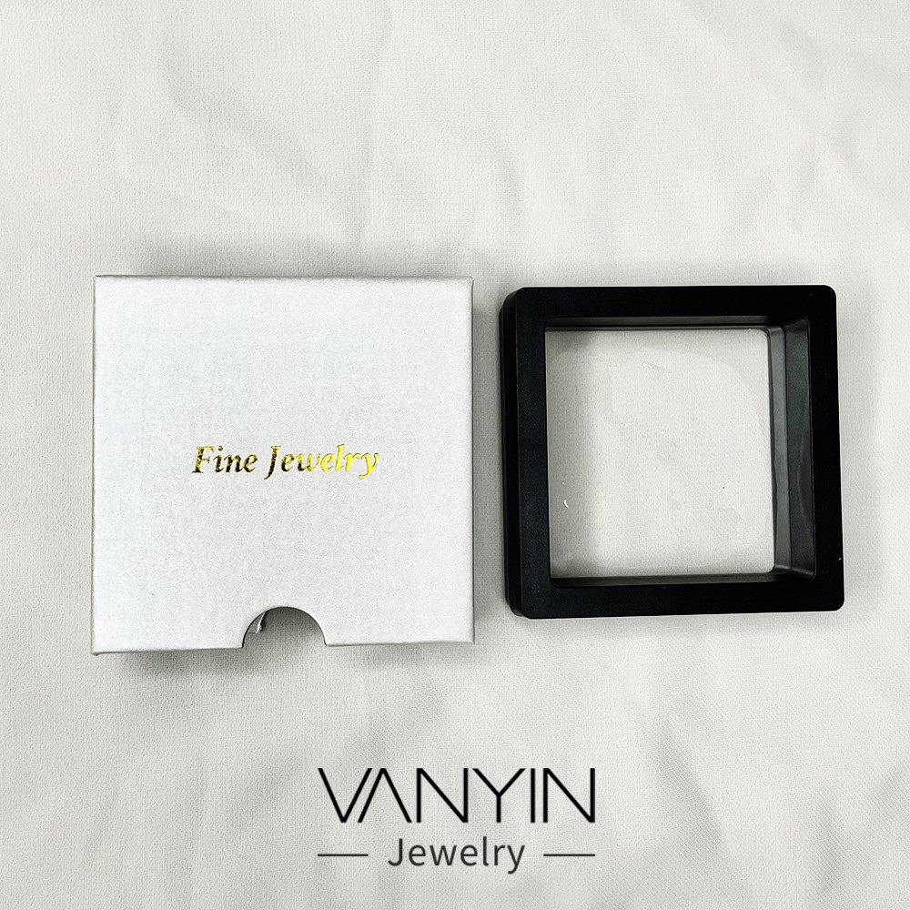 Wanying Elastic Transparent Film Suspension Display Jewelry High end Packaging Gift Box_voghion.com