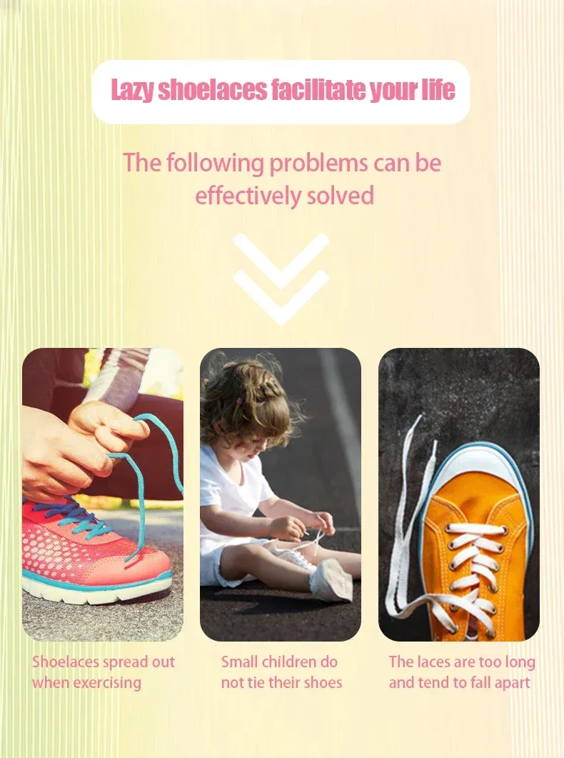 Farbverlauf-Regenbogen-Schnürsenkel ohne Binden, Schuhschnalle, Verschluss, Schnürsenkel ohne Binden, elastische Schnürsenkel, Turnschuhe für Kinder_voghion.com